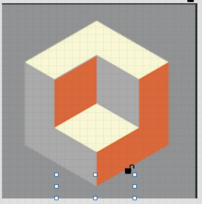 FT Optix project tree with label positioned above icon, causing it to render behind the icon at runtime