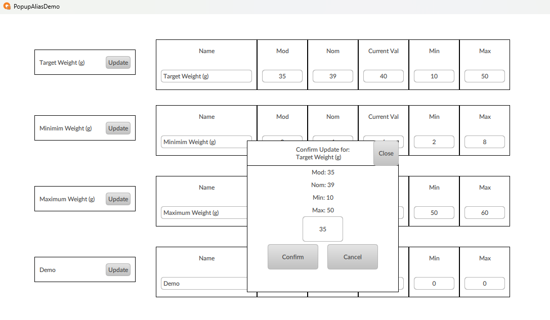 Template Optix Reusable Popup Templates in Optix with Alias Passing